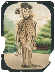 Ein wandernder Sadhu, ca. 1900